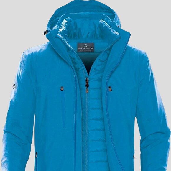 NWOT Stormtech Men's Matrix System Jacket Electric Blue - Picture 3 of 16